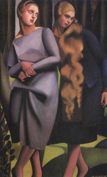 Lempicka Arte - irene y su hermana 1925 contemporánea Tamara de Lempicka